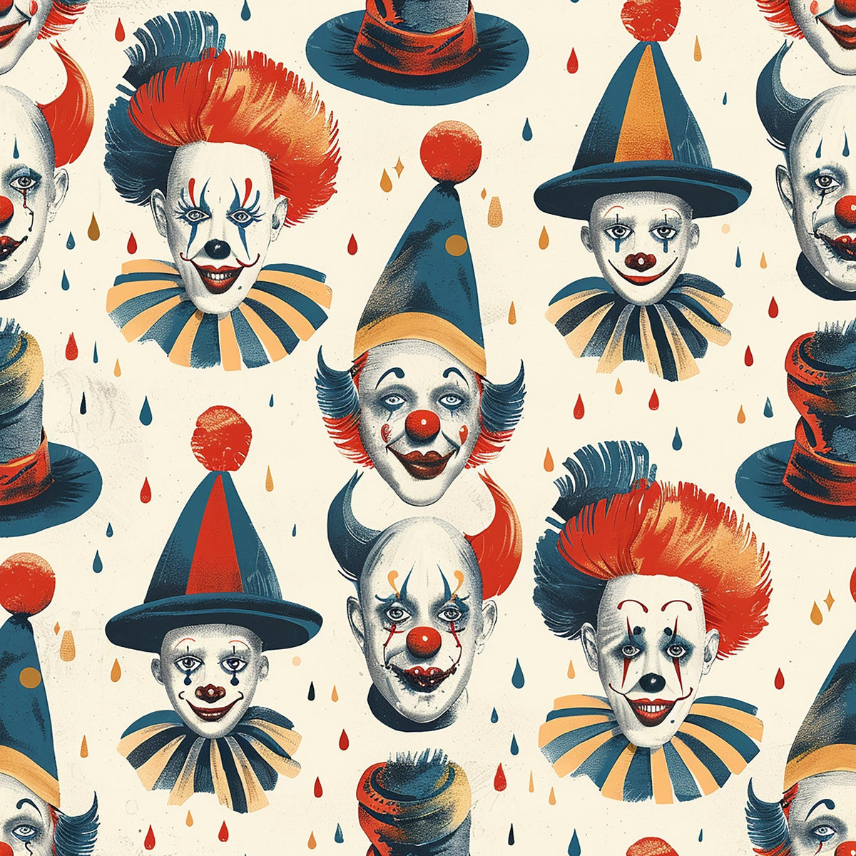Big Top Jesters Pattern 7 Minky Fabric