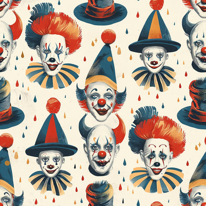 Big Top Jesters Pattern 7 Minky Fabric