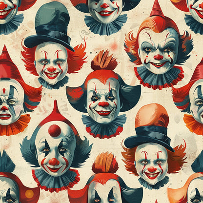 Big Top Jesters Pattern 8 Minky Fabric
