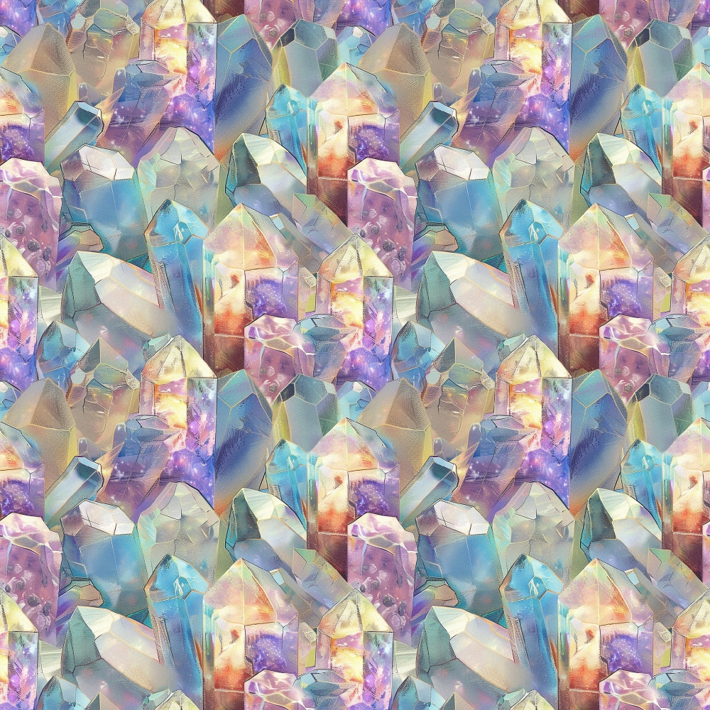 Crystal Shimmer Pattern 1 Minky Fabric