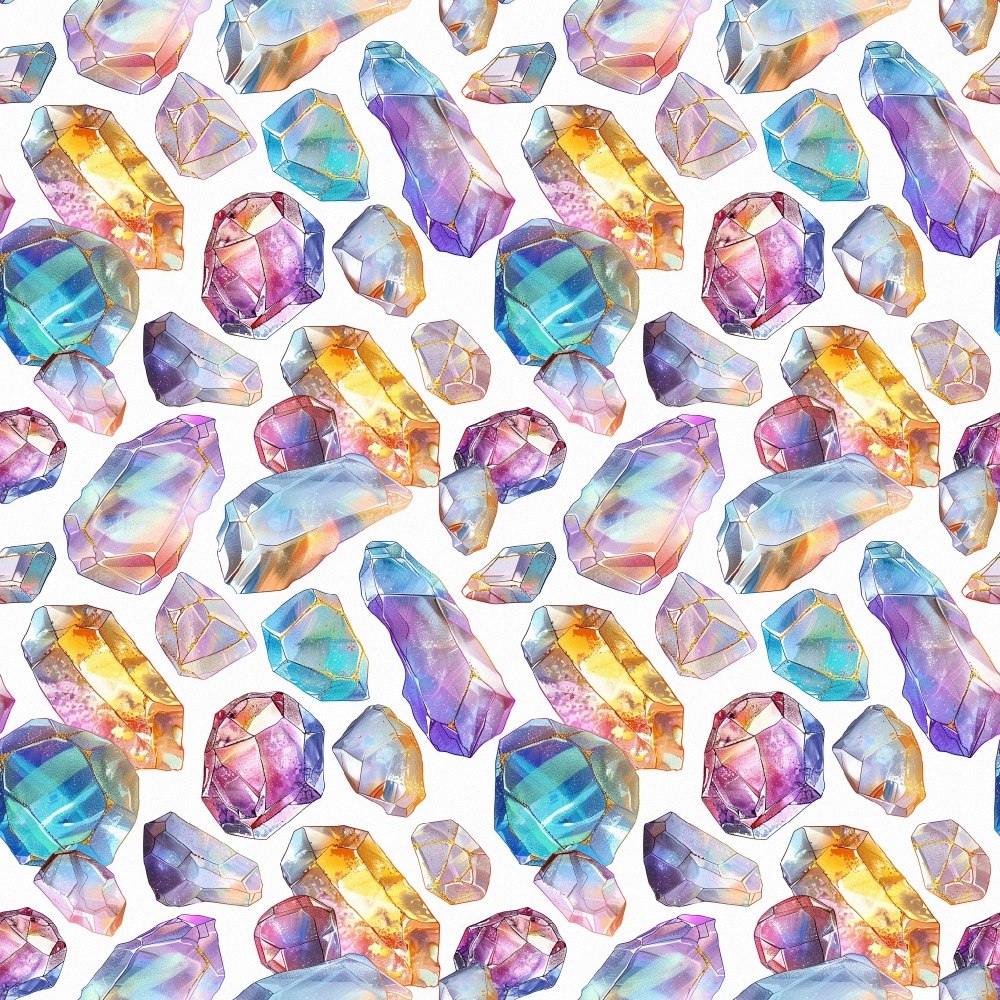 Crystal Shimmer Pattern 3 Minky Fabric