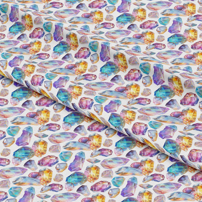 Opal Gemstone Pattern 3 Quilting Cotton Fabric