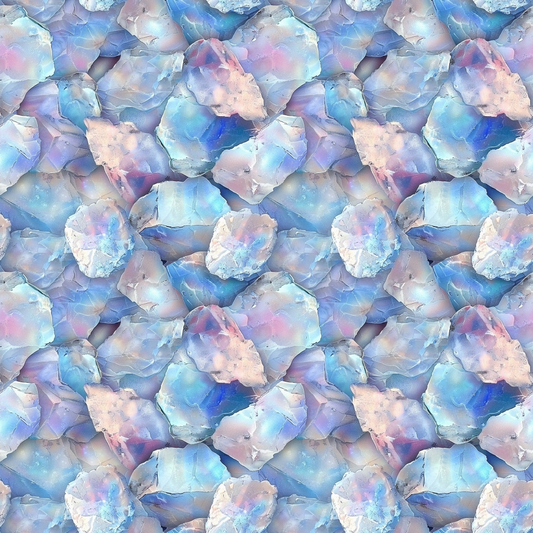 Opal Gemstone Pattern 4 Quilting Cotton Fabric