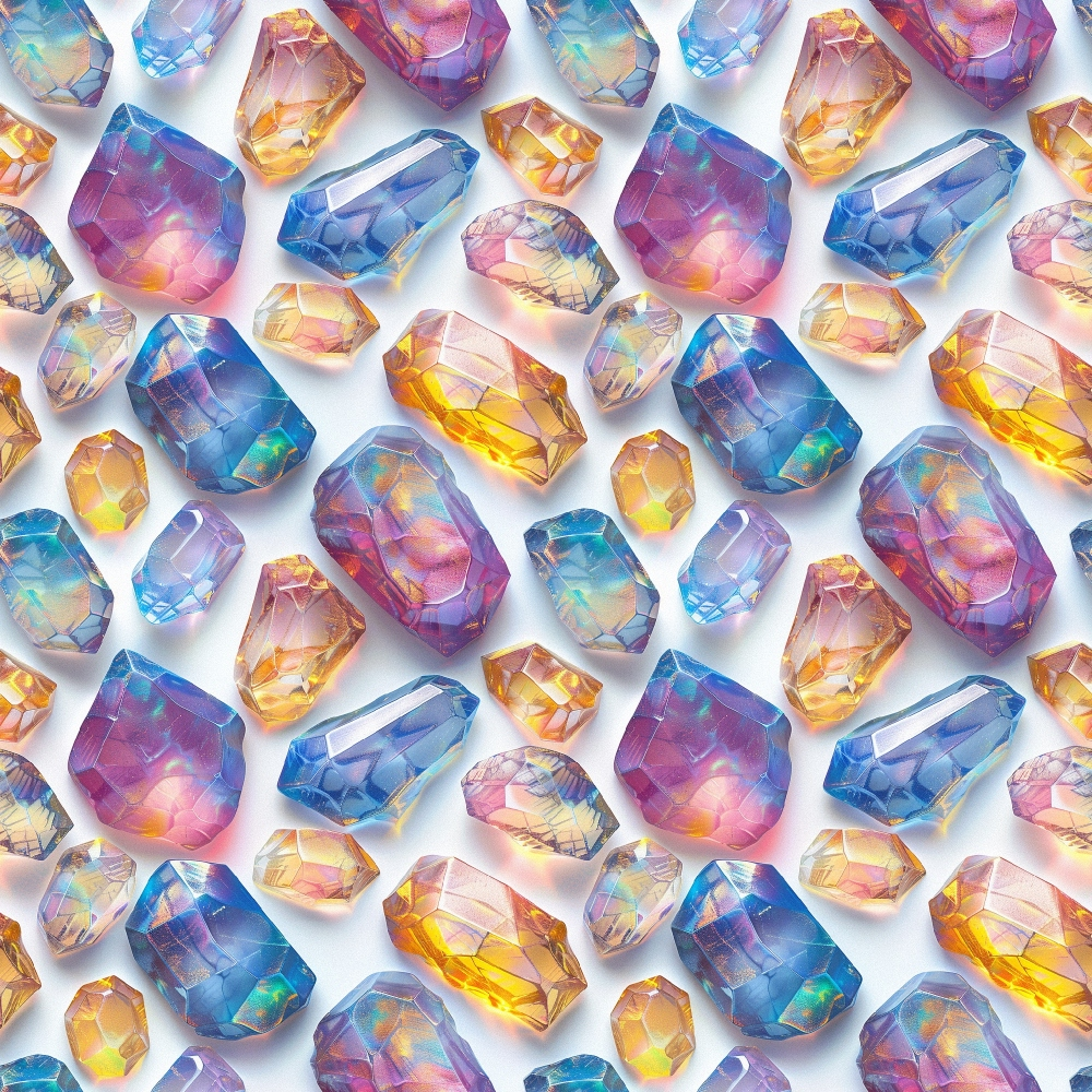 Crystal Shimmer Pattern 6 Minky Fabric