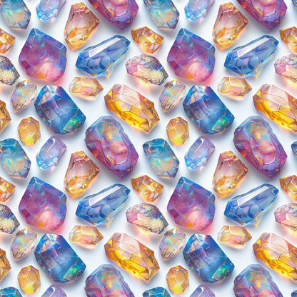 Crystal Shimmer Pattern 6 Minky Fabric
