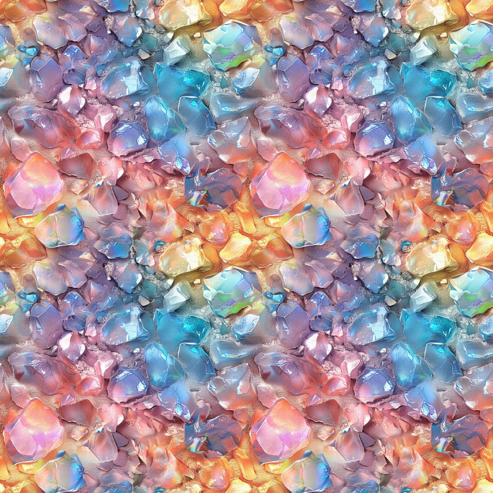 Crystal Shimmer Pattern 7 Minky Fabric