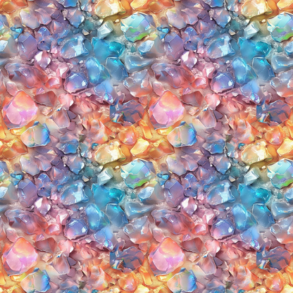 Crystal Shimmer Pattern 7 Minky Fabric