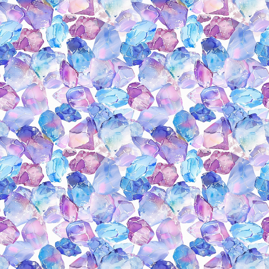 Opal Gemstone Pattern 9 Quilting Cotton Fabric