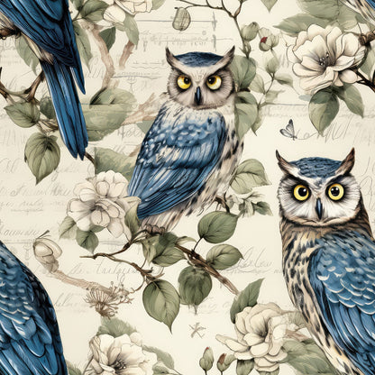 Woodland Watchers Pattern 1 Minky Fabric