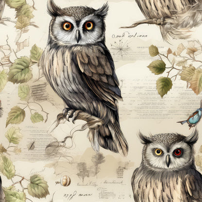 Woodland Watchers Pattern 6 Minky Fabric