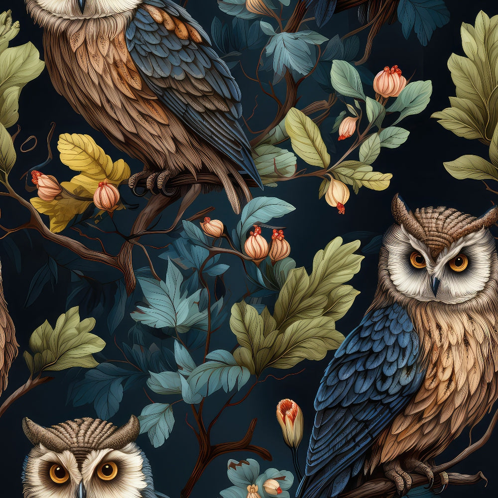 Woodland Watchers Pattern 7 Minky Fabric