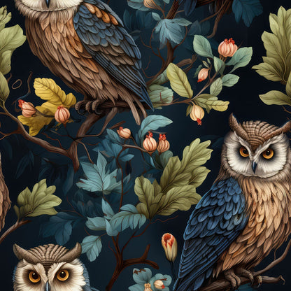 Woodland Watchers Pattern 7 Minky Fabric