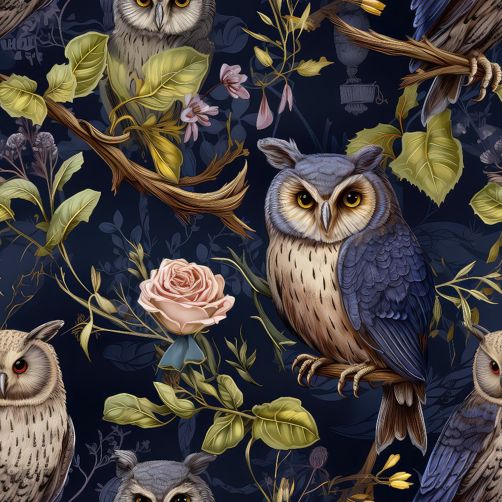 Woodland Watchers Pattern 8 Minky Fabric