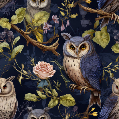 Woodland Watchers Pattern 8 Minky Fabric