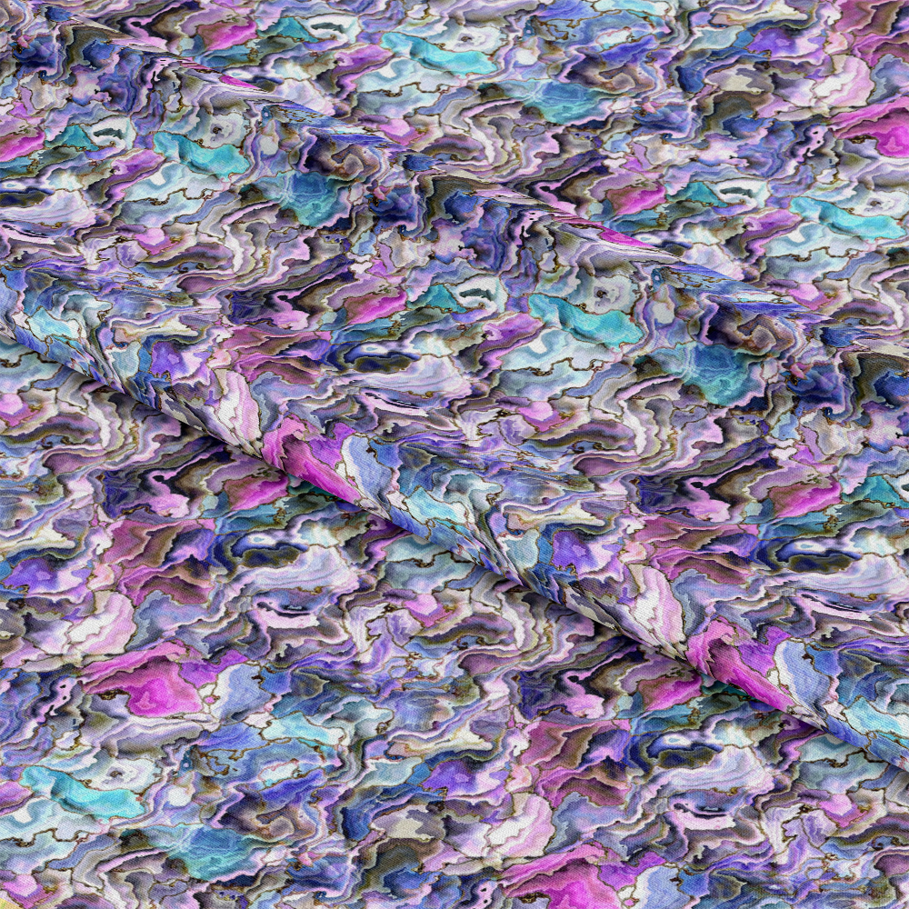 Oyster Shell Pattern 10 Quilting Cotton Fabric