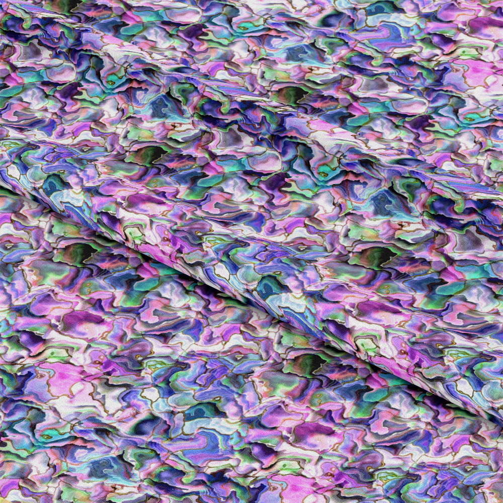 Oyster Shell Pattern 11 Quilting Cotton Fabric