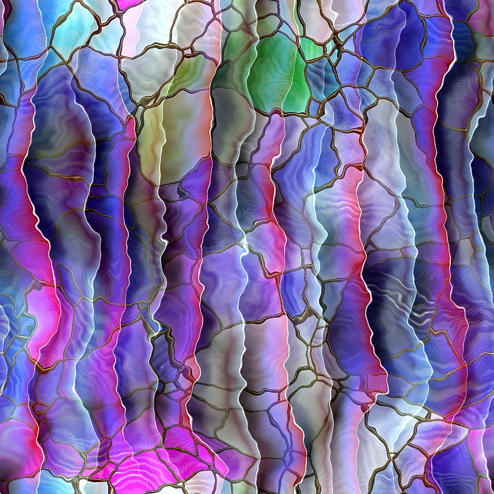 Marbled Opal Pattern 12 Minky Fabric