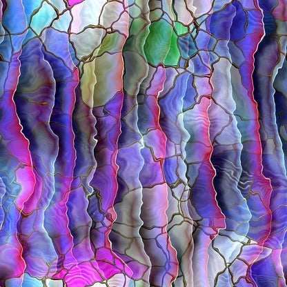 Marbled Opal Pattern 12 Minky Fabric