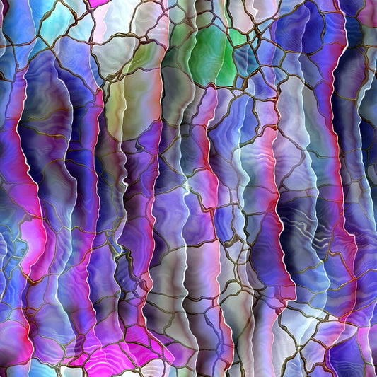 Marbled Opal Pattern 12 Minky Fabric