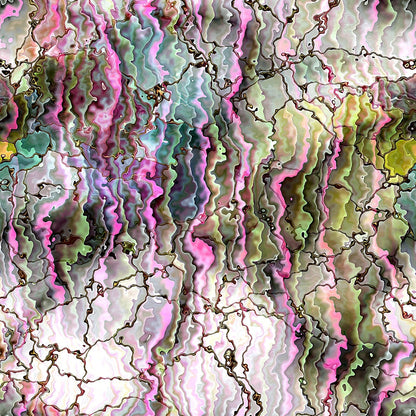 Marbled Opal Pattern 13 Minky Fabric