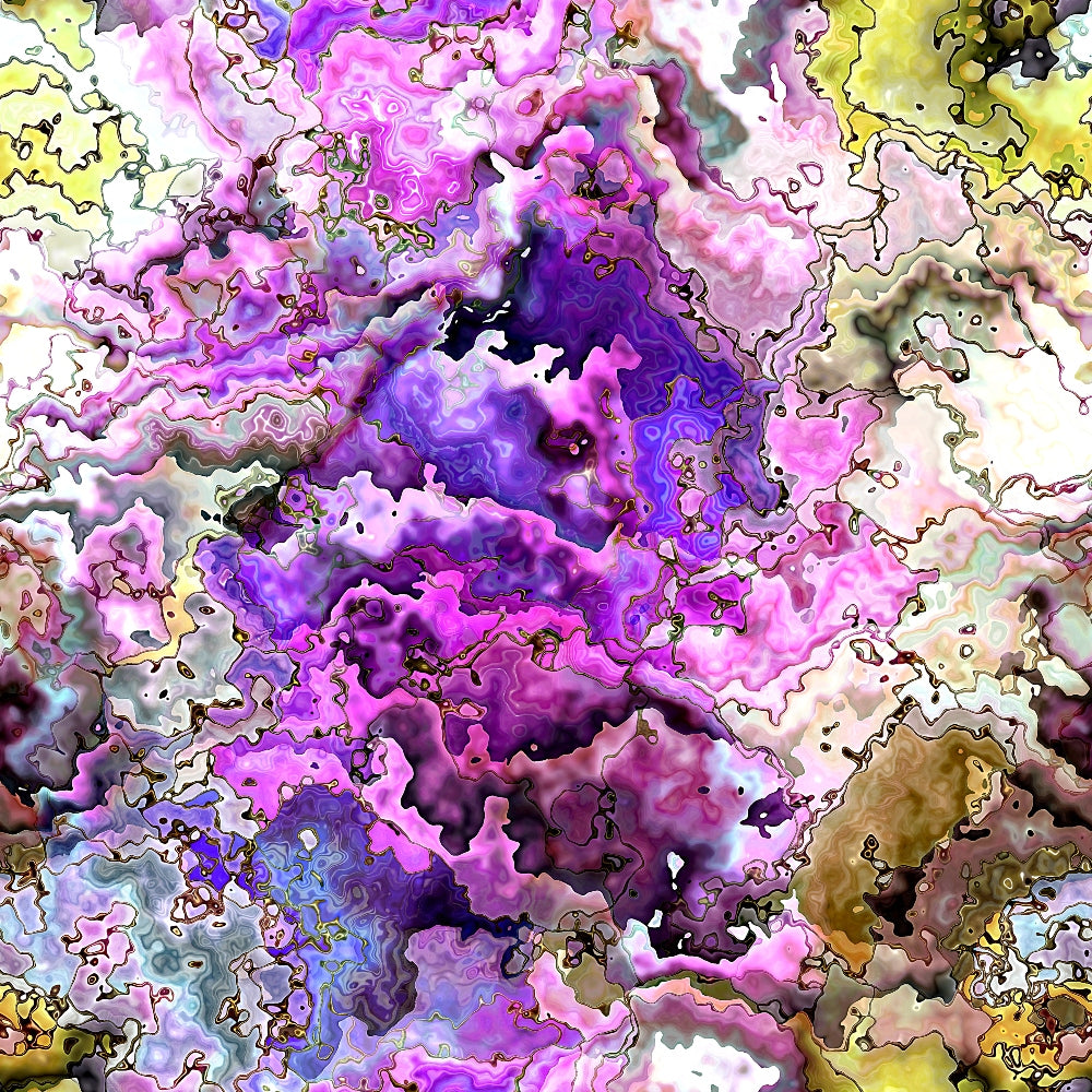 Marbled Opal Pattern 15 Minky Fabric