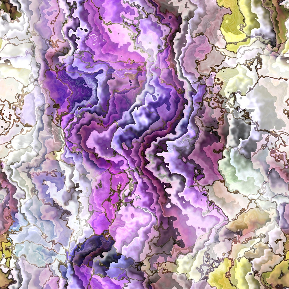 Marbled Opal Pattern 16 Minky Fabric