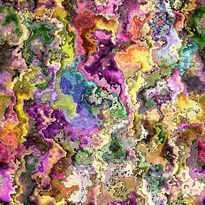 Marbled Opal Pattern 18 Minky Fabric