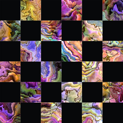 Marbled Opal Pattern 19 Minky Fabric