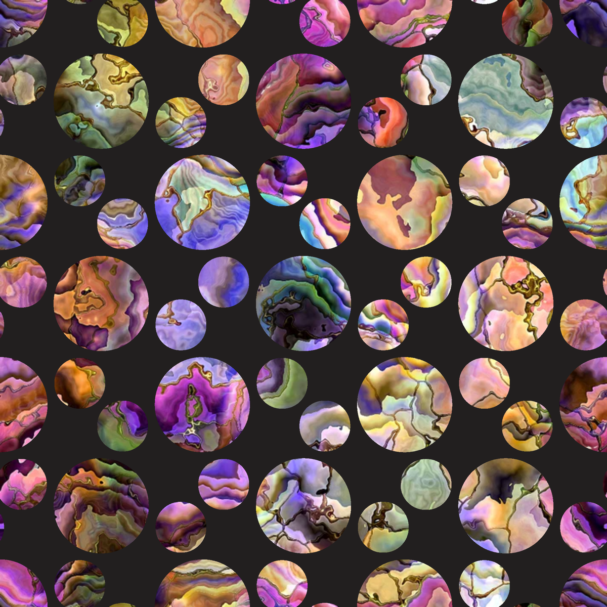 Marbled Opal Pattern 26 Minky Fabric