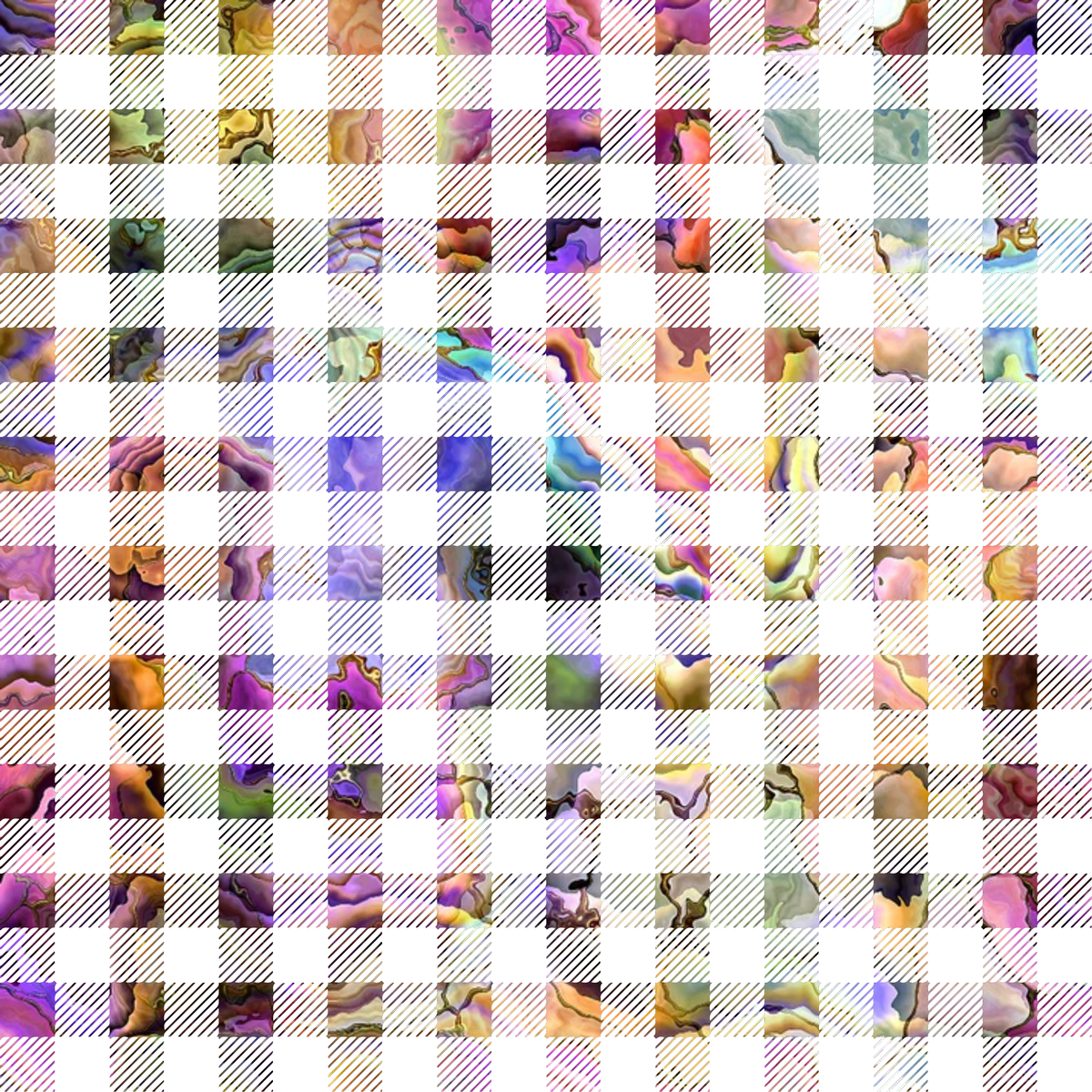 Marbled Opal Pattern 22 Minky Fabric