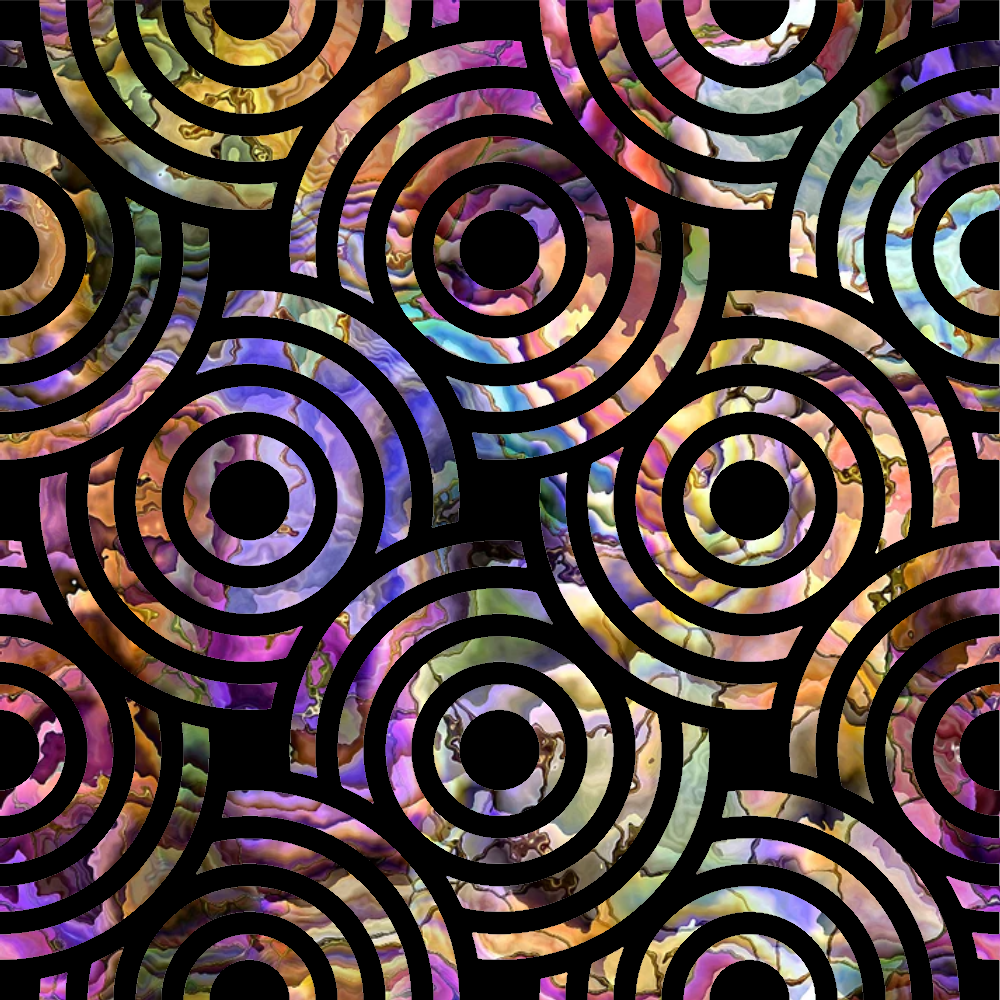 Marbled Opal Pattern 28 Minky Fabric
