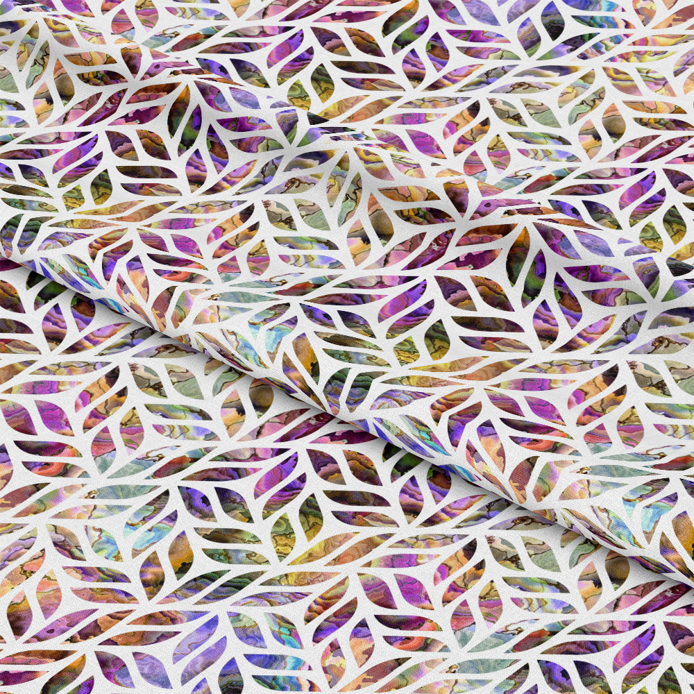 Oyster Shell Pattern 30 Quilting Cotton Fabric