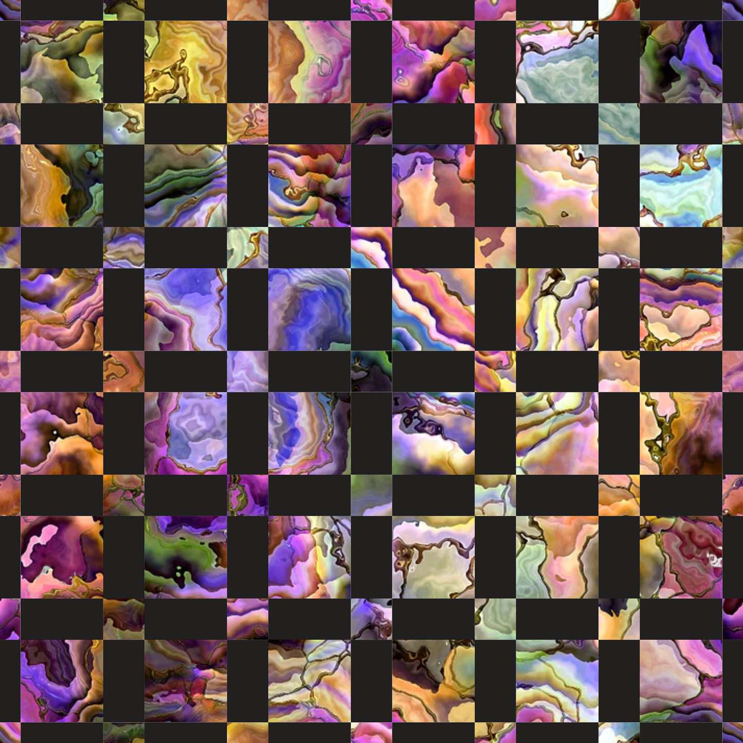 Oyster Shell Pattern 23 Quilting Cotton Fabric
