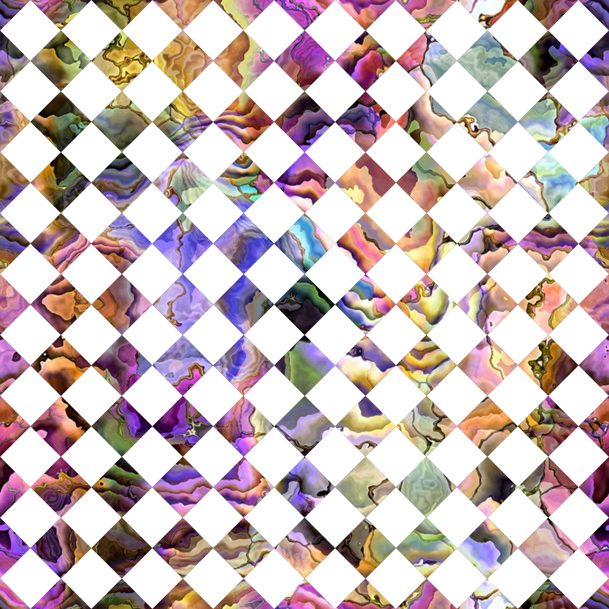 Marbled Opal Pattern 24 Minky Fabric