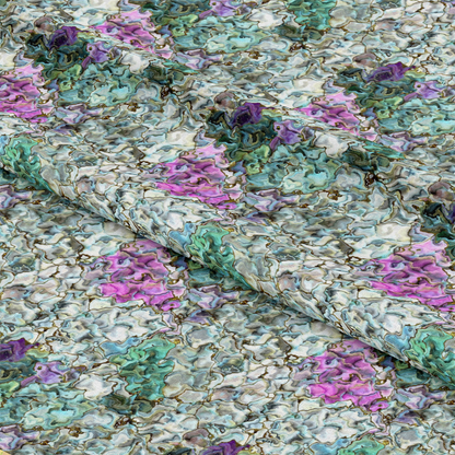 Oyster Shell Pattern 3 Quilting Cotton Fabric