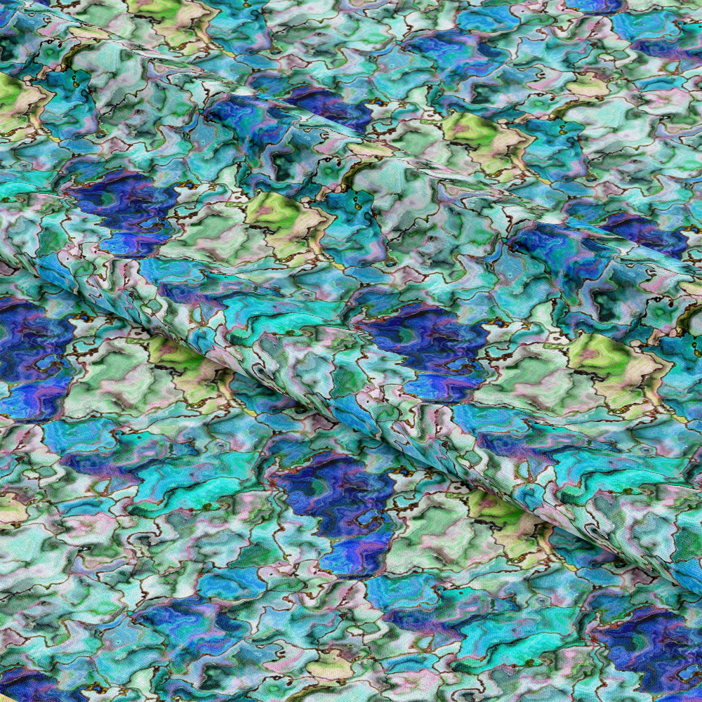 Oyster Shell Pattern 5 Quilting Cotton Fabric
