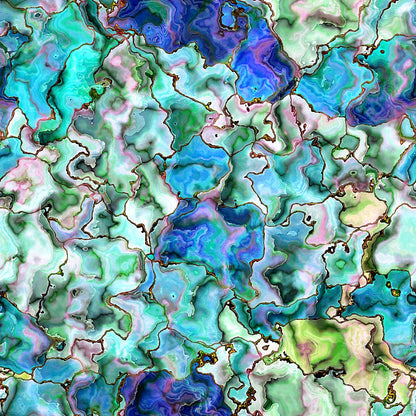 Marbled Opal Pattern 5 Minky Fabric