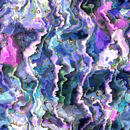 Marbled Opal Pattern 9 Minky Fabric