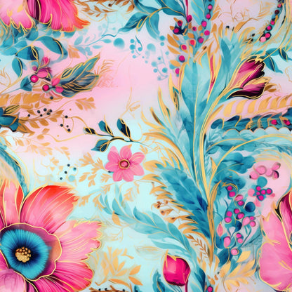 Gilded Menagerie Pattern 11 Minky Fabric