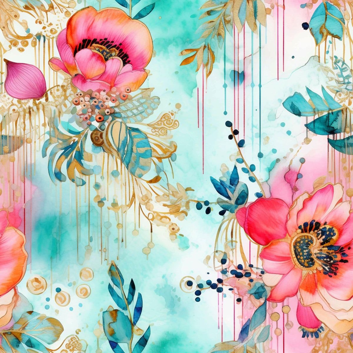 Gilded Menagerie Pattern 12 Minky Fabric