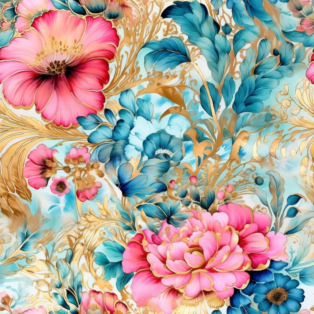 Gilded Menagerie Pattern 14 Minky Fabric