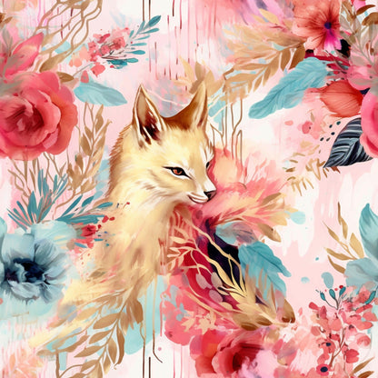 Gilded Menagerie Pattern 17 Minky Fabric