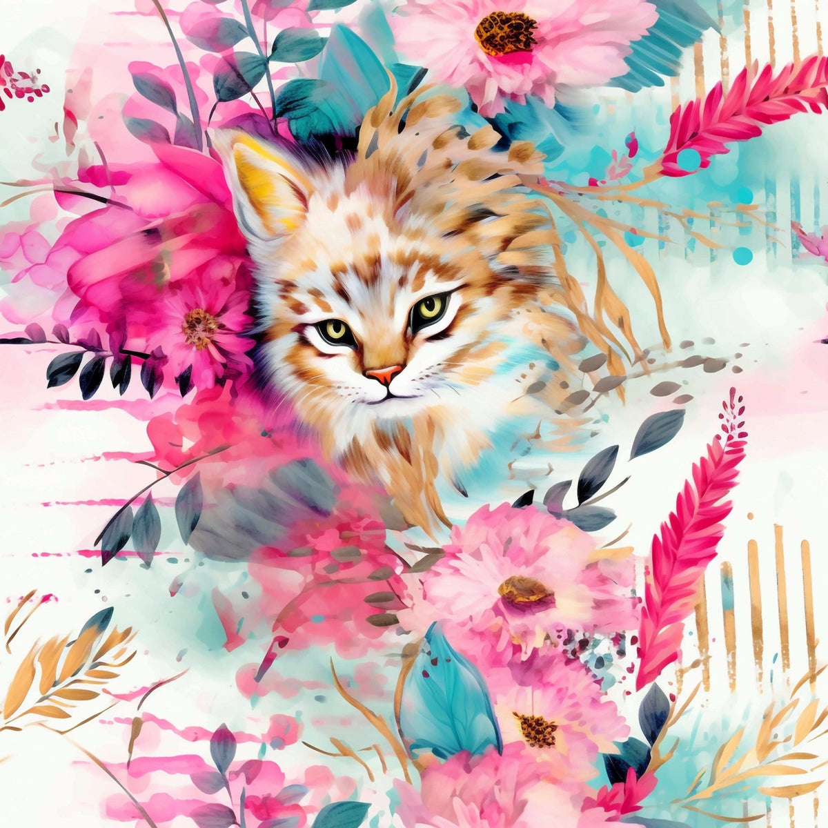 Gilded Menagerie Pattern 2 Minky Fabric