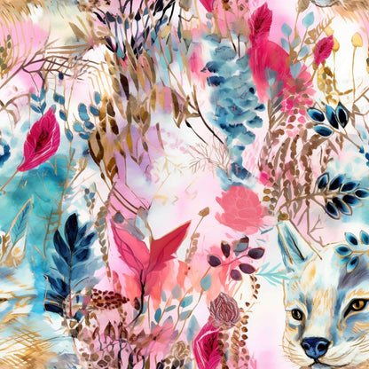 Gilded Menagerie Pattern 5 Minky Fabric