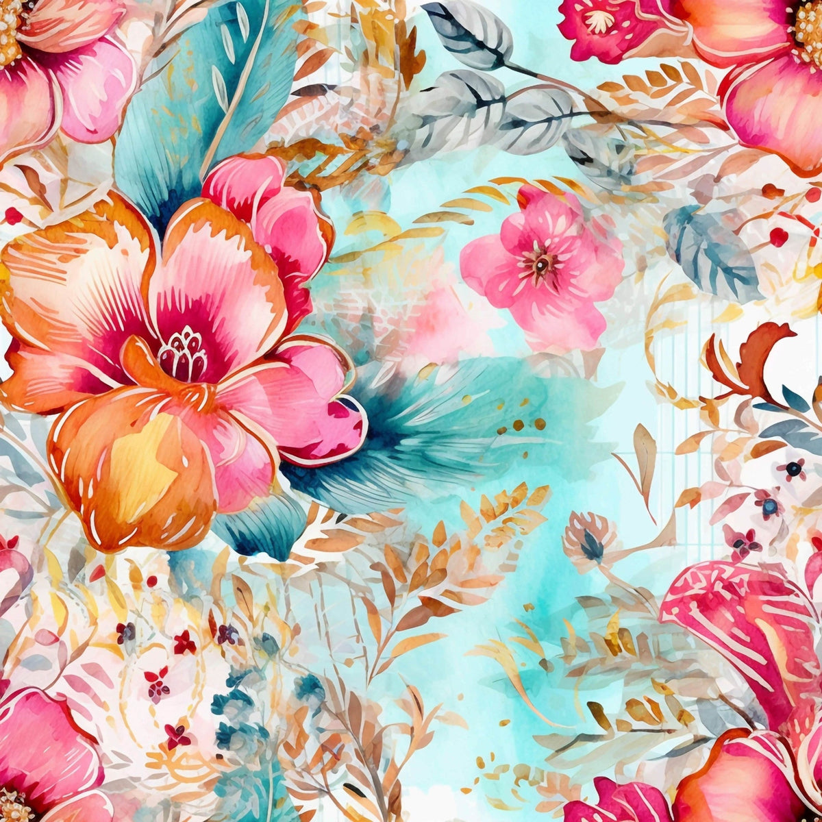 Gilded Menagerie Pattern 6 Minky Fabric