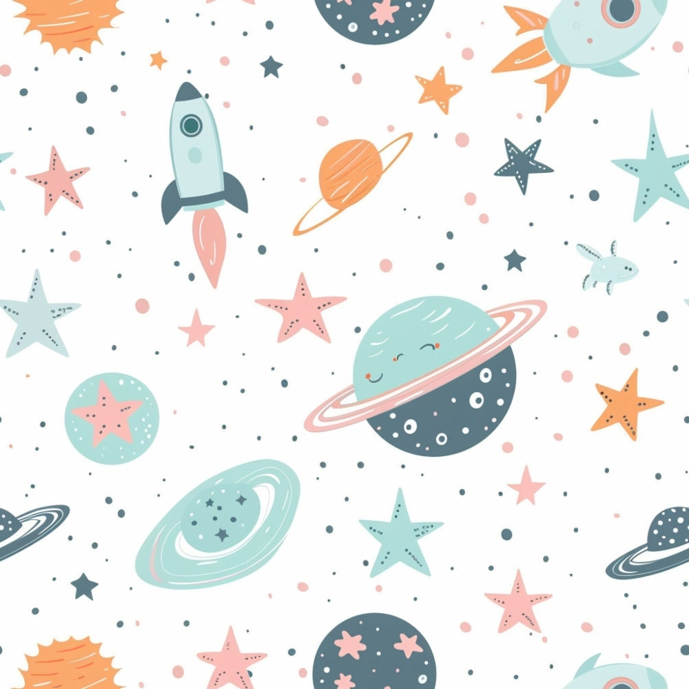 Sleepy Skies Pattern 15 Minky Fabric