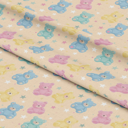 Pastel Baby Pattern 17 Quilting Cotton Fabric