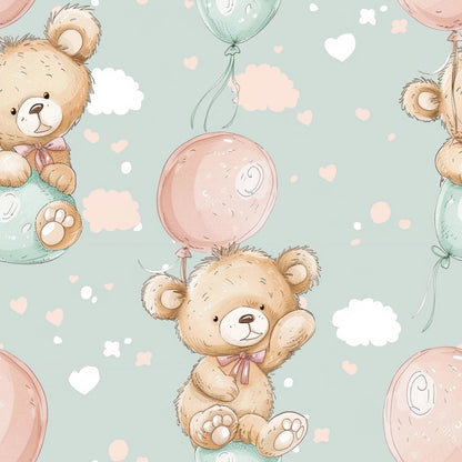 Sleepy Skies Pattern 2 Minky Fabric