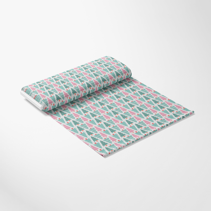 Pastel Christmas Pattern 1 Quilting Cotton Fabric