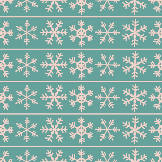 Pastel Christmas Pattern 4 Quilting Cotton Fabric